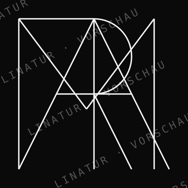 AMIRA als geometrisches Fine-Line-Design — Vorschau mit Wasserzeichen