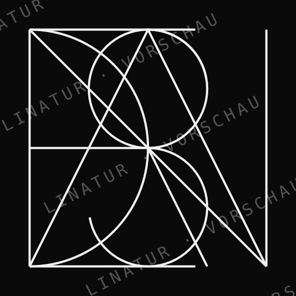 ANDREAS als geometrisches Fine-Line-Design — Vorschau mit Wasserzeichen