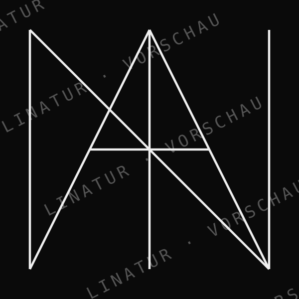 ANNI als geometrisches Fine-Line-Design — Vorschau mit Wasserzeichen
