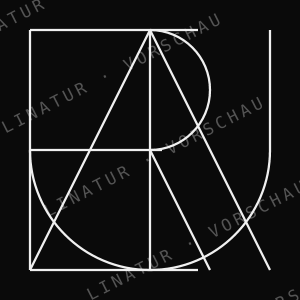 AURELIA als geometrisches Fine-Line-Design — Vorschau mit Wasserzeichen