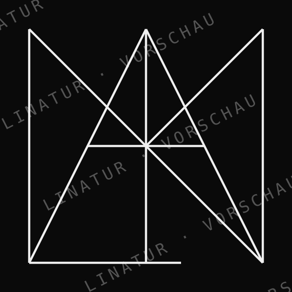AYLIN als geometrisches Fine-Line-Design — Vorschau mit Wasserzeichen