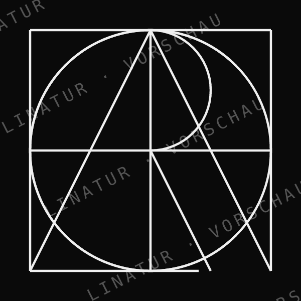 CHARLOTTE als geometrisches Fine-Line-Design — Vorschau mit Wasserzeichen