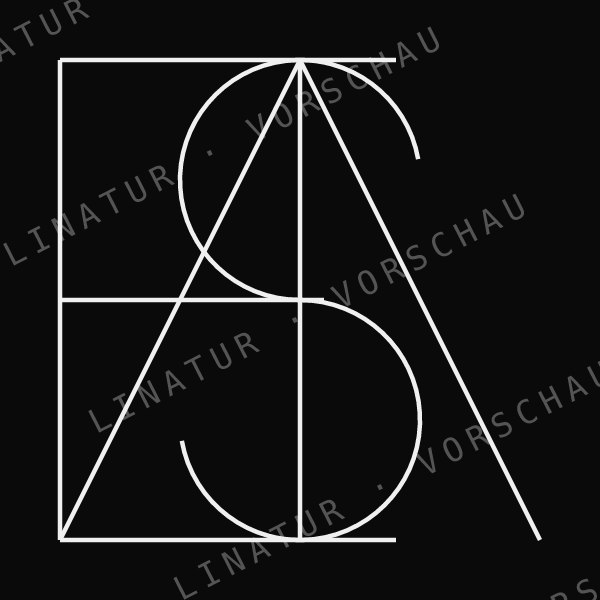 ELIAS als geometrisches Fine-Line-Design — Vorschau mit Wasserzeichen
