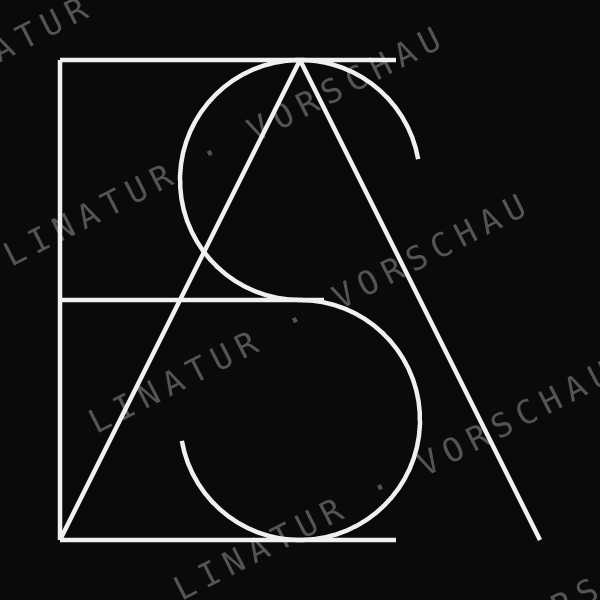 ELSA als geometrisches Fine-Line-Design — Vorschau mit Wasserzeichen