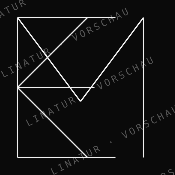 FEMKE als geometrisches Fine-Line-Design — Vorschau mit Wasserzeichen