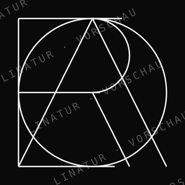FLORA als geometrisches Fine-Line-Design — Vorschau mit Wasserzeichen