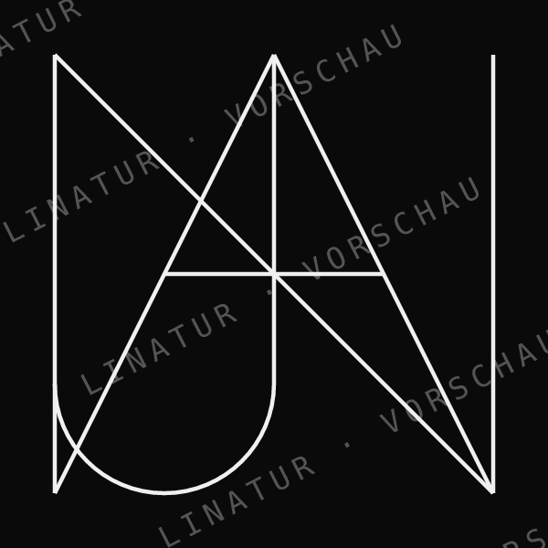 JAN als geometrisches Fine-Line-Design — Vorschau mit Wasserzeichen