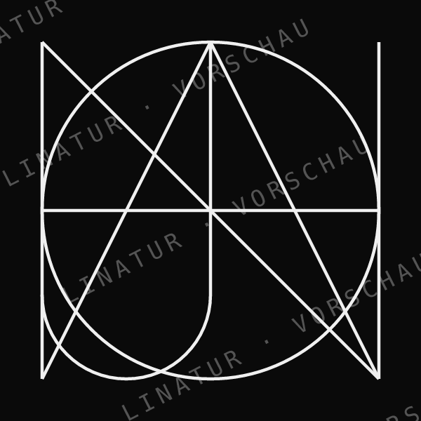 JOHANNA als geometrisches Fine-Line-Design — Vorschau mit Wasserzeichen