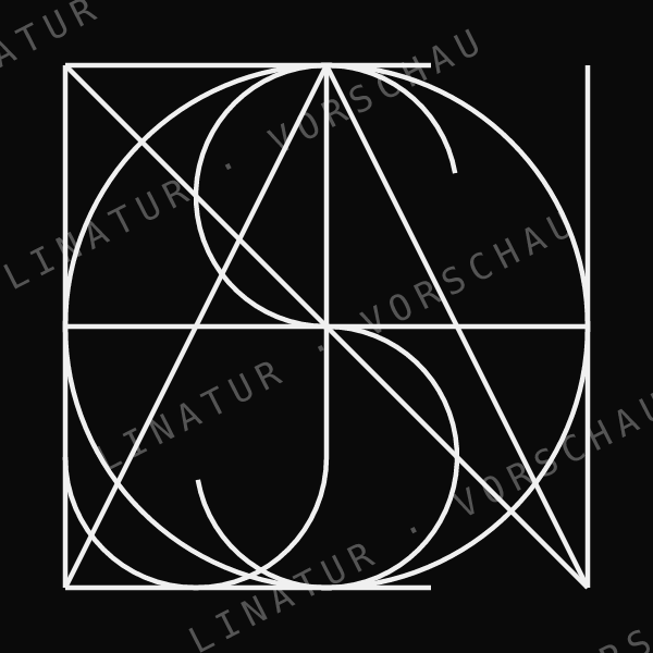 JOHANNES als geometrisches Fine-Line-Design — Vorschau mit Wasserzeichen
