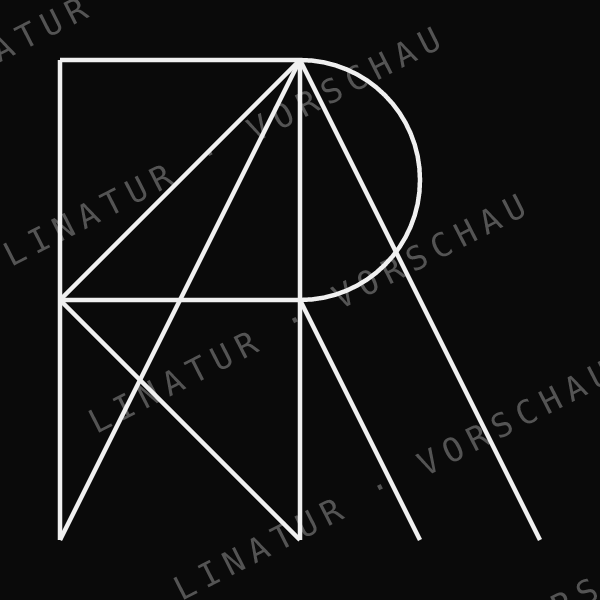 KIRA als geometrisches Fine-Line-Design — Vorschau mit Wasserzeichen