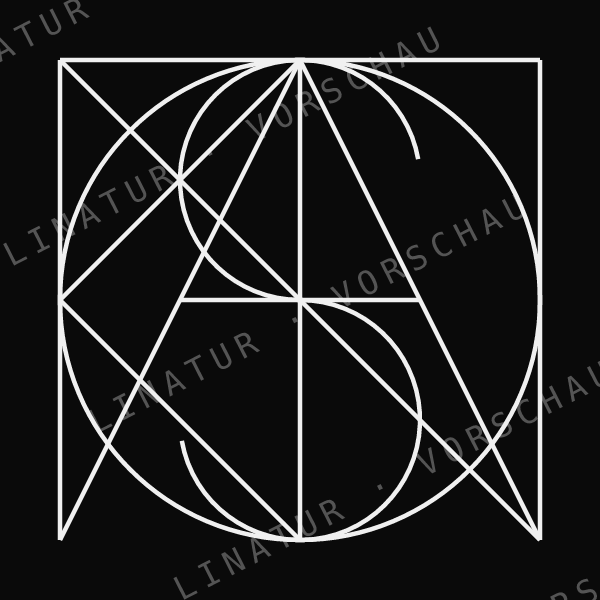 KONSTANTIN als geometrisches Fine-Line-Design — Vorschau mit Wasserzeichen