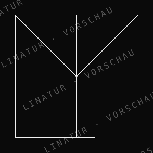 LILLY als geometrisches Fine-Line-Design — Vorschau mit Wasserzeichen