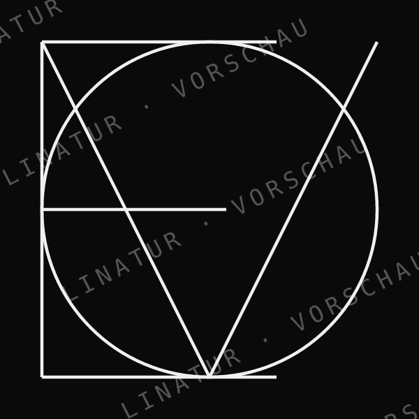 LOVE als geometrisches Fine-Line-Design — Vorschau mit Wasserzeichen