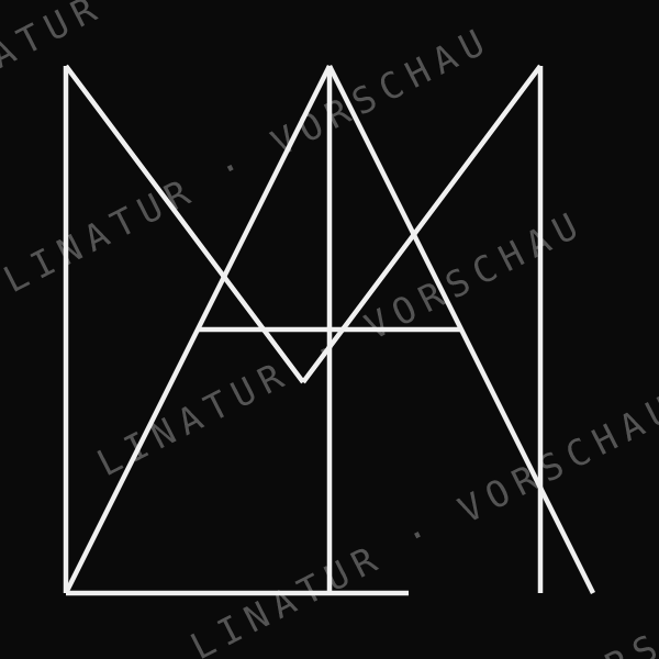 MALIA als geometrisches Fine-Line-Design — Vorschau mit Wasserzeichen