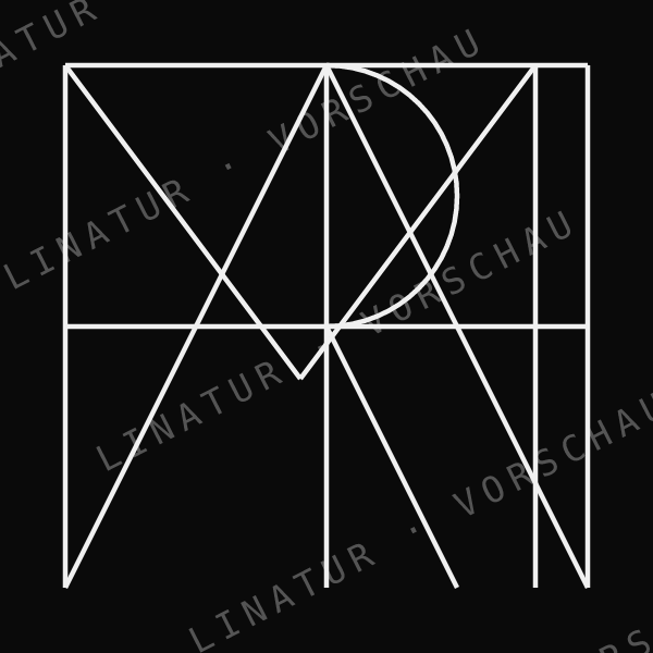 MARTHA als geometrisches Fine-Line-Design — Vorschau mit Wasserzeichen