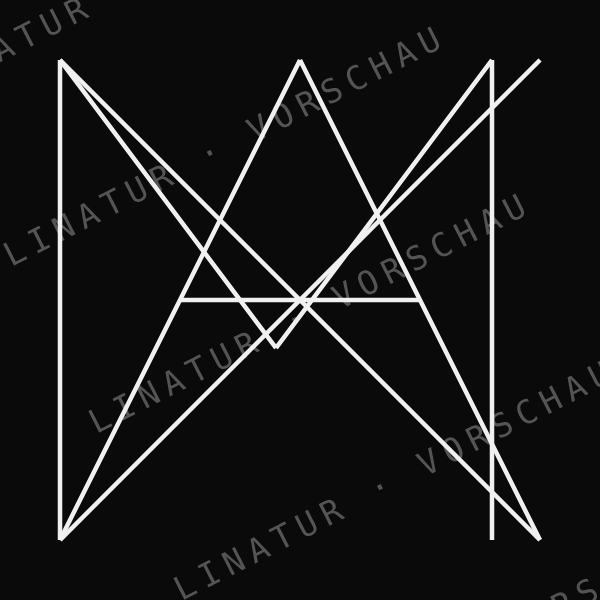 MAX als geometrisches Fine-Line-Design — Vorschau mit Wasserzeichen