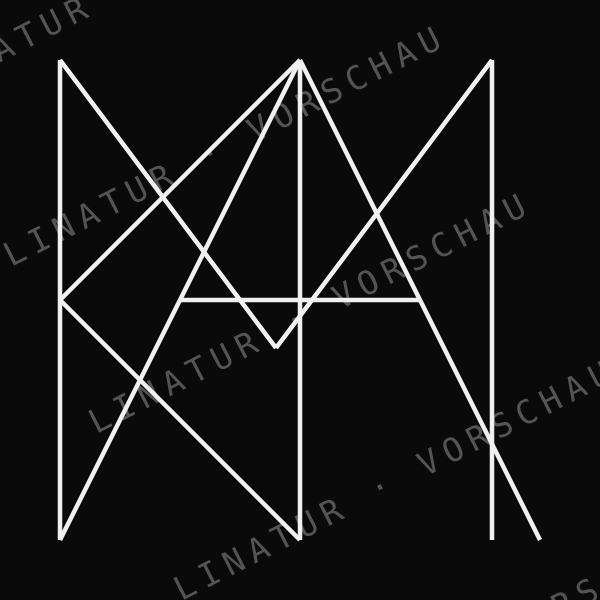 MIKA als geometrisches Fine-Line-Design — Vorschau mit Wasserzeichen