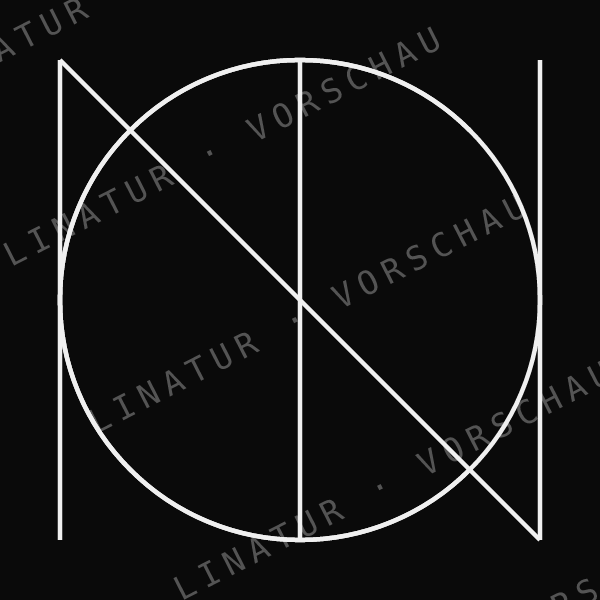 NICO als geometrisches Fine-Line-Design — Vorschau mit Wasserzeichen