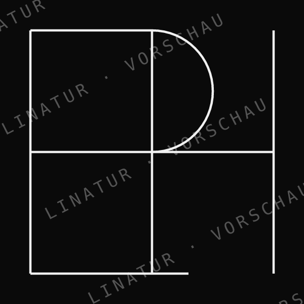 PHILIPP als geometrisches Fine-Line-Design — Vorschau mit Wasserzeichen
