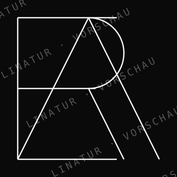RAFAEL als geometrisches Fine-Line-Design — Vorschau mit Wasserzeichen