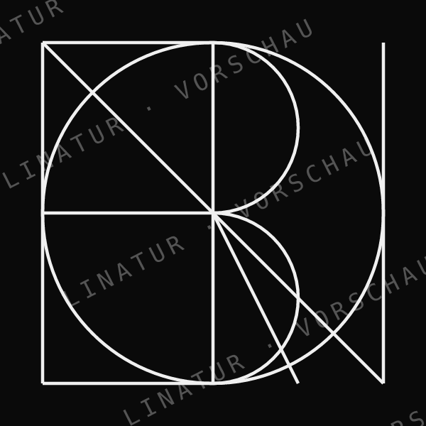 ROBIN als geometrisches Fine-Line-Design — Vorschau mit Wasserzeichen