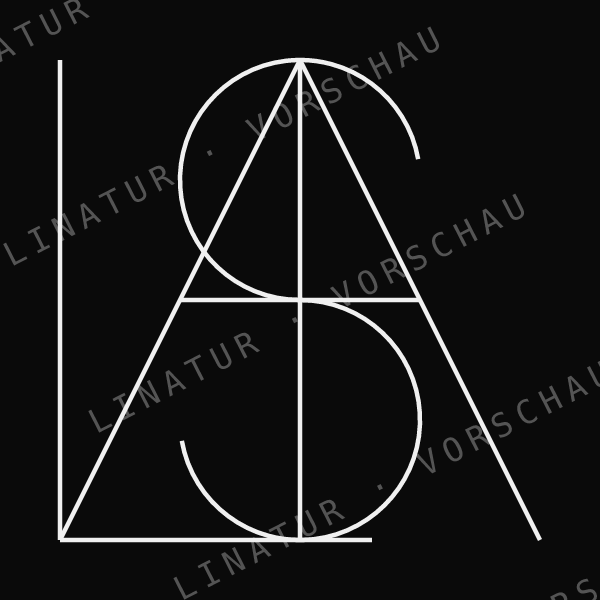 SILAS als geometrisches Fine-Line-Design — Vorschau mit Wasserzeichen