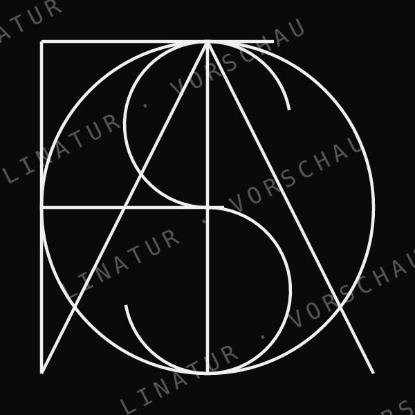 SOFIA als geometrisches Fine-Line-Design — Vorschau mit Wasserzeichen
